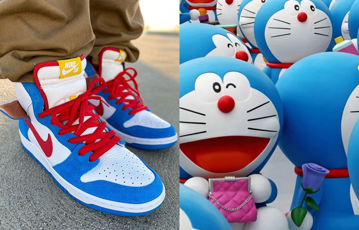 The Upcoming Nike SB Dunk High Is Inspired From Japanese Cartoon &#8216;Doraemon'