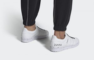 adidas Superstar White Sprinkling Black FW2293 on foot 03