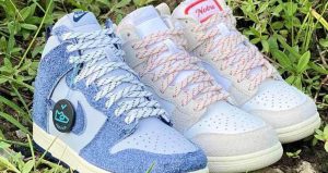 A Glance Look At The Notre Nike Dunk High Pack