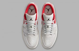 Nike Air Jordan 1 Low Premium Grey University Red DA4668-001 04