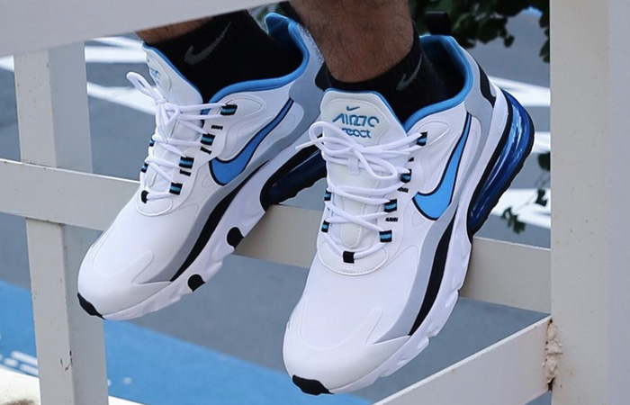 Nike Air Max 270 React White Blue Release Date Is So Closer