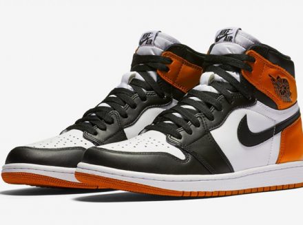 Orange air hotsell jordan 1 high