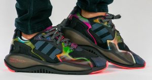 On Foot Look At The atmos adidas ZX Alkyne “Iridescent” 01