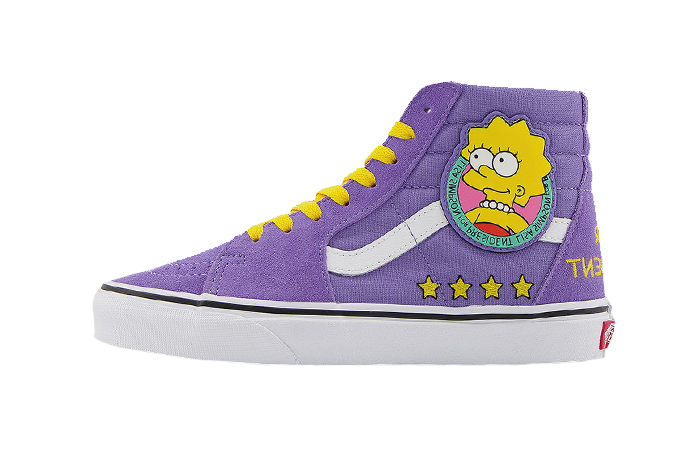 Simpsons Vans Pack Sk8-Hi Liza 4 Prez Purple VN0A4BV617G 01