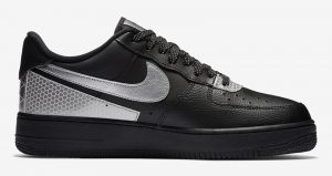 3M And Nike Air Force 1 Low Teamed Up For Another Collaboration In Black And Silver Colourways 02