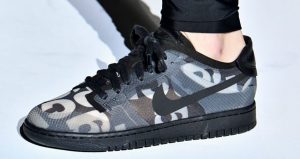 Comme des Garcons Nike Dunk Low Print Black Ash Only Available At Offspring! 01