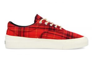Converse Skidgrip OX Twisted Plaid Red 169219C 03