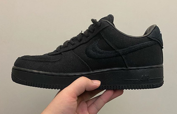 First Look At The Stüssy Nike Air Force 1 “Black”