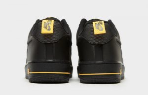 JD Exclusive Nike Air Force 1 07 LV8 Black Yellow 04