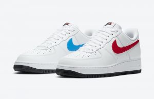 Nike Air Force 1 07 Alternate Swoosh Red Photo Blue CT2816-100 02