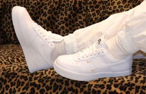 Nike Air Force 1 Swooshes Pack White CT1989-100 on foot 01