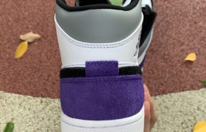 Nike Air Jordan 1 Mid SE Grey Purple 852542-105 04