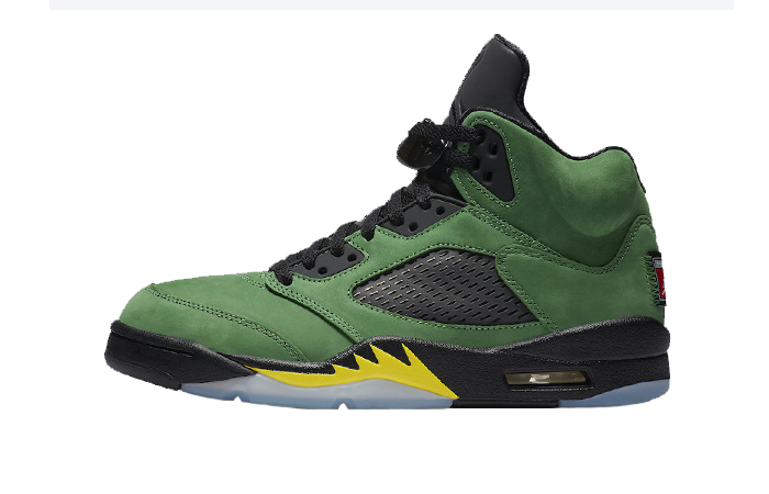 Nike Air Jordan 5 Oregon Green CK6631-307 01