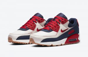 Nike Air Max 90 Home and Away Red Royal Blue CJ0611-101 05