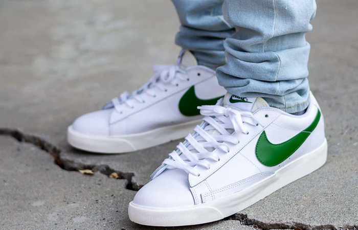 Nike Blazer Low Leather Forest Green CI6377-108 - Fastsole