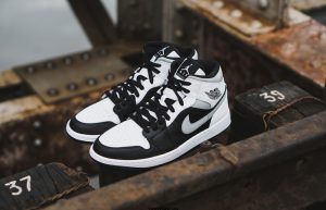 Nike Jordan 1 Mid Black Smoke Grey 554724-073 06