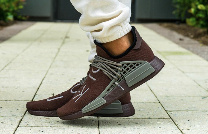 On-Feet Look At The Pharrell adidas NMD Hu “Chocolate”