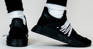 On Feet Snaps Of Pharrell adidas NMD HU “Black” 03