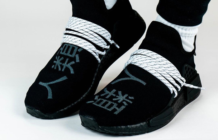 On Feet Snaps Of Pharrell adidas NMD HU “Black”