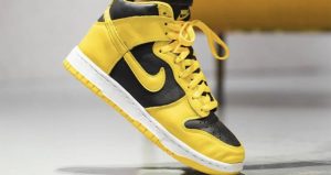 On Foot Look At Nike Dunk High 'Varsity Maize' 02