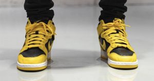 On Foot Look At Nike Dunk High 'Varsity Maize' 03