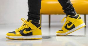 On Foot Look At Nike Dunk High 'Varsity Maize'