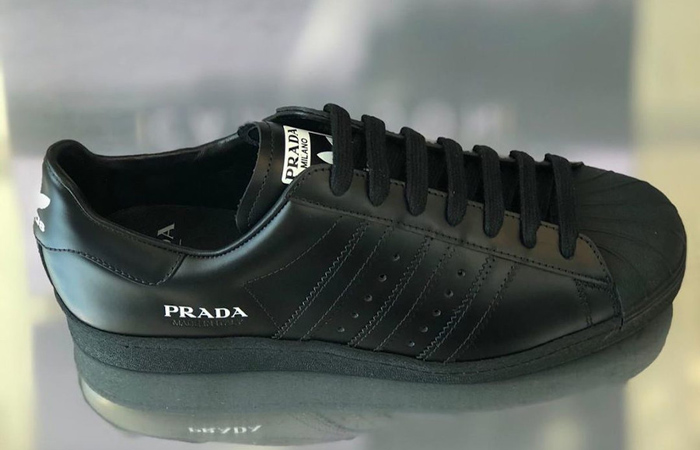 PRADA NERO × adidas originals Superstar Black Core Black-Clack