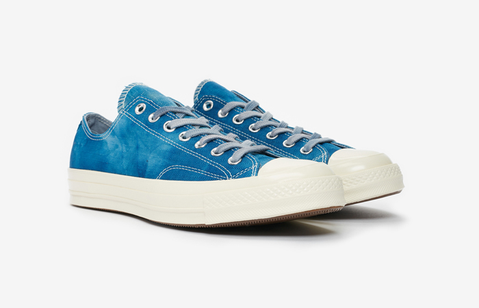 Twisted Vacation Converse Chuck 70 Low Top Washed Blue 167650C 02