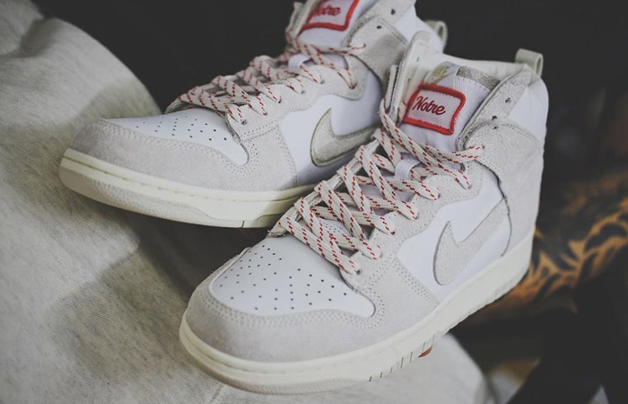 A Closer Look At The Notre Nike Dunk High "Light Orewood Brown"