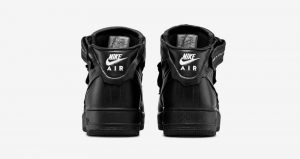 COMME des GARÇONS And Nike Air Force 1 Black Receives A Leather Texture! 04
