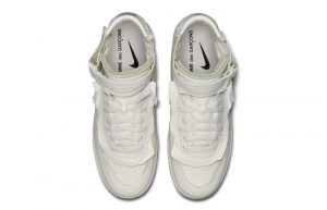 Comme des Garcons Nike Air Force 1 Mid White DC3601-100 07