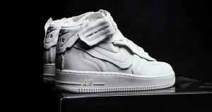 Few Exclusive Glance Look Of COMME des GARCONS Nike Air Force 1 Mid 01