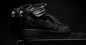 Few Exclusive Glance Look Of COMME des GARCONS Nike Air Force 1 Mid 04