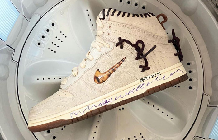First Images Leaked For The Bodega Nike Dunk High Pearl White