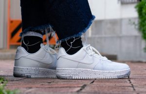 Nike Air Force 1 Crater Foam Summit White CT1986-100 on foot 01