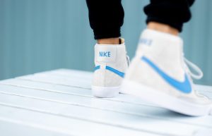 Nike Blazer Mid ’77 Grey Blue CV8927-001 on foot 03