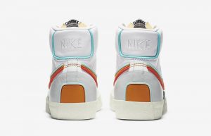 Nike Blazer Mid 77 Infinite White Orange DA7233-100 05