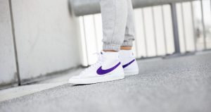 Nike Blazer Mid 77 White Voltage Purple Sail Is Only £65 After Final Reduction At Offspring! 02