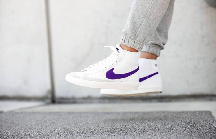 The Nike Blazer Mid 77 White Purple Is Only £65 After Final Reduction At Offspring!