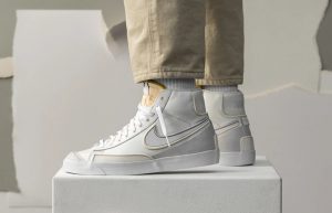 Nike Blazer Mid Vintage 77 DMSX Summit White DA7233-101 on foot 01