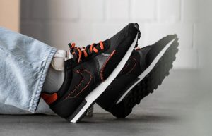 Nike Daybreak Type N.354 Black Orange DA4654-002 on foot 01