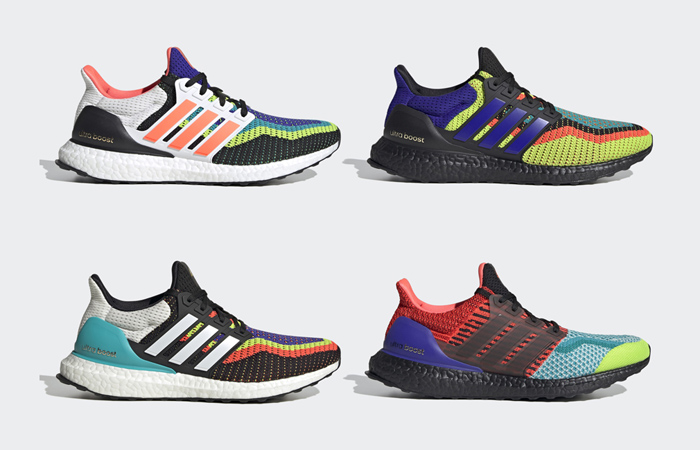 adidas Dropping 4 Colorful Ultra Boost DNA Trainers - Fastsole