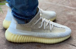 adidas Yeezy Boost 350 V2 Natural FZ5246 on foot 01