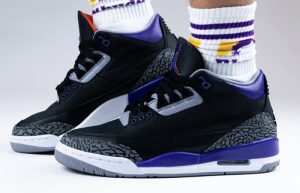 Air Jordan 3 Court Purple CT8532-050 on foot 01