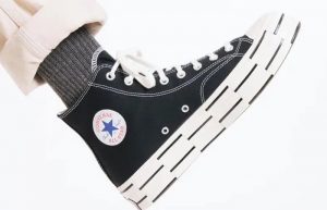 Brain Dead Converse Chuck 70 High Black 170549C on foot 02