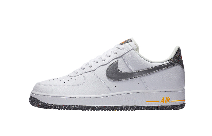 nike air force white metallic silver