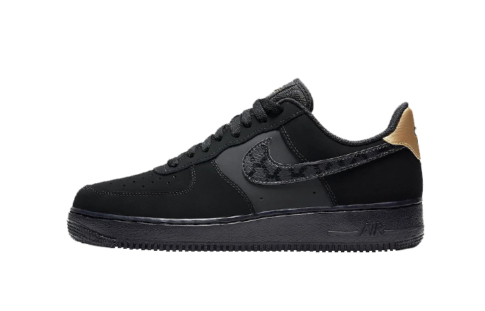 Nike Air Force 1 Matte Black Gold DC3951-001 – Fastsole