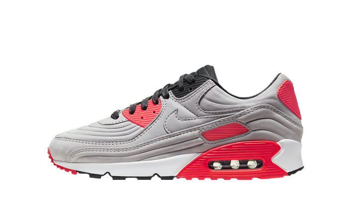 Nike Air Max 90 Lux Silver Bright Crimson CZ7656-001 01