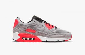 Nike Air Max 90 Lux Silver Bright Crimson CZ7656-001 03