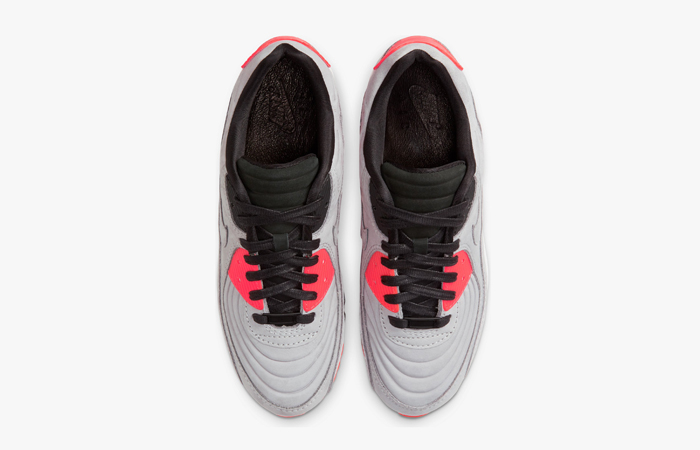 Nike Air Max 90 Lux Silver Bright Crimson CZ7656-001 04